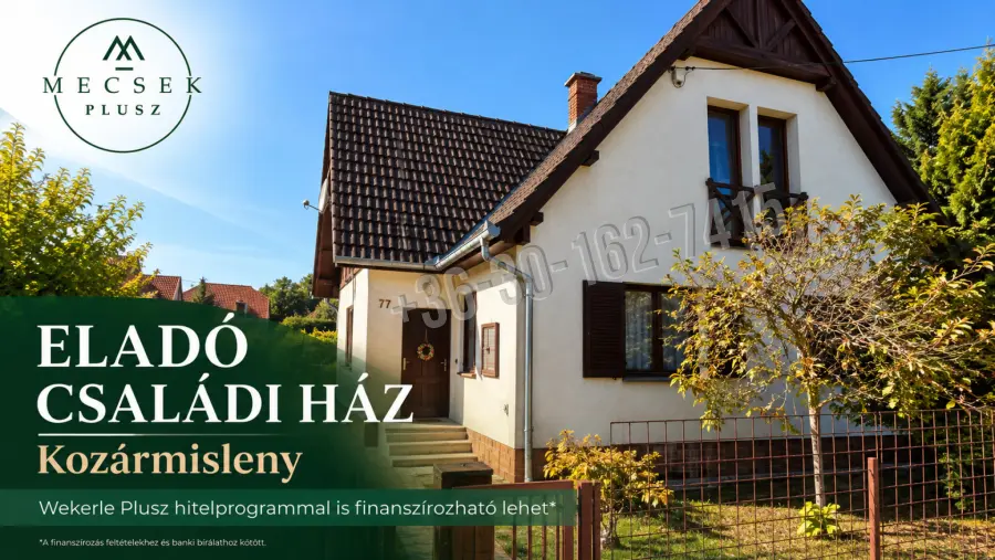 eladó családi ház, Kozármisleny