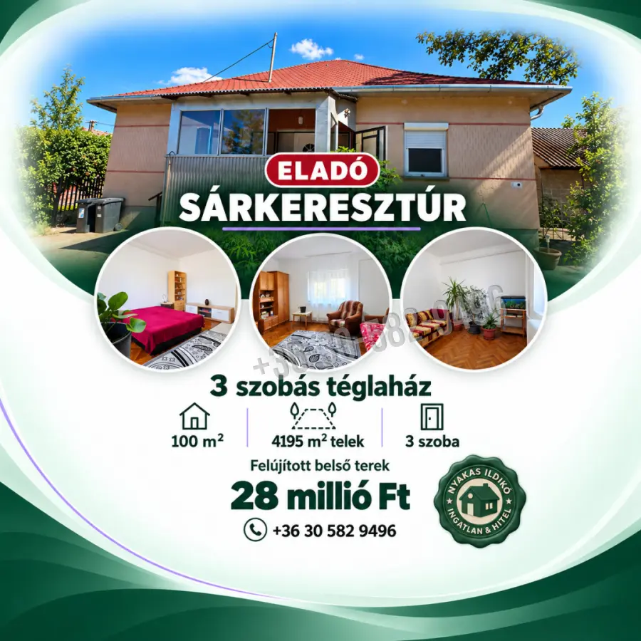 eladó családi ház, Sárkeresztúr