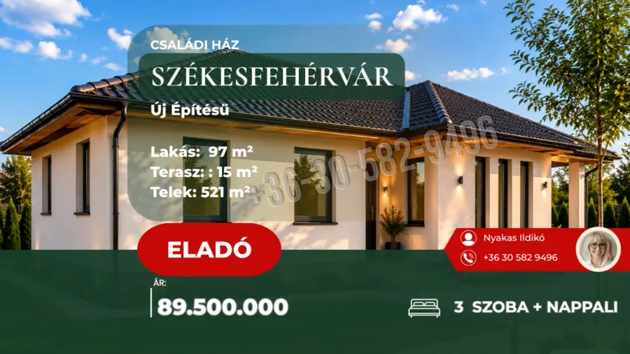 eladó családi ház, Székesfehérvár