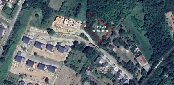 Eladó Építési telek, Vác 1133 m² 34.9 M Ft