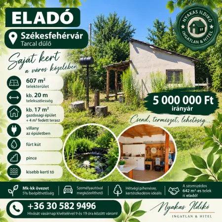 eladó gazdasági ingatlan, Székesfehérvár