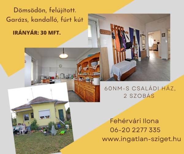 eladó ingatlan, Dömsöd