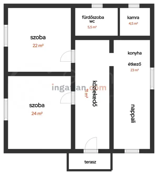 Eladó ingatlan, Felsőzsolca 3 szoba 90 m² 30.9 M Ft