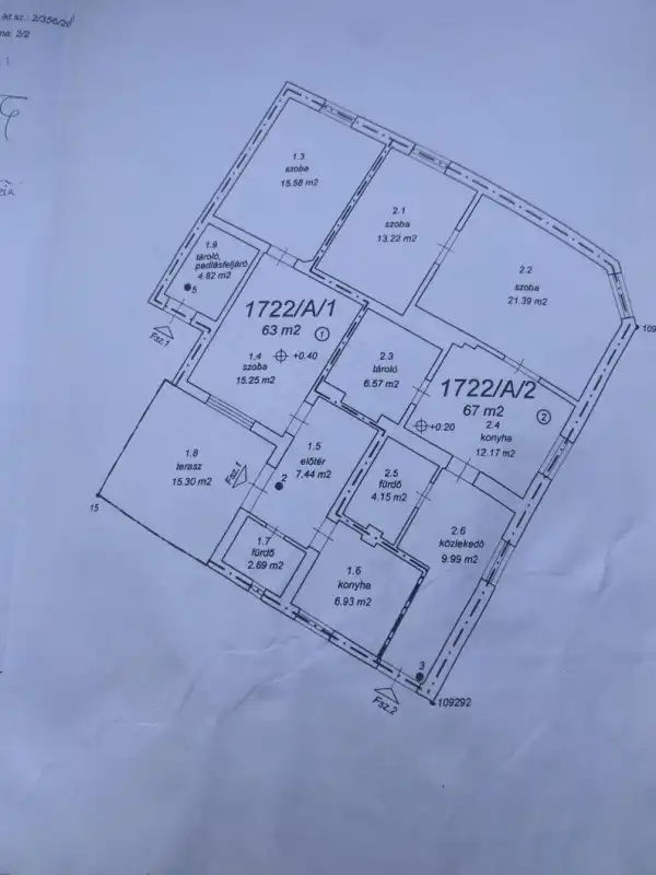 Eladó ingatlan, Komárom 2 szoba 67 m² 24.7 M Ft