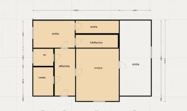 Eladó ingatlan, Komárom 2+1 szoba 68 m² 29.99 M Ft