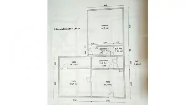 Eladó ingatlan, Miskolc 358 m² 55 M Ft