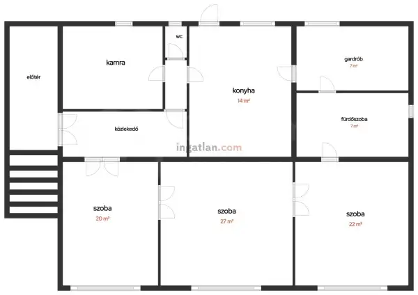 Eladó ingatlan, Miskolc 180 m² 64 M Ft