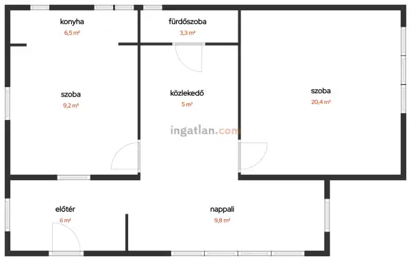 Eladó ingatlan, Nagydorog 3 szoba 60 m² 17.9 M Ft