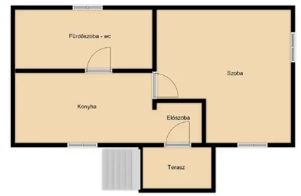 Eladó ingatlan, Nyíregyháza 1 szoba 43 m² 20 M Ft
