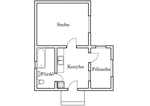 Eladó ingatlan, Nyíregyháza 1+1 szoba 50 m² 15.9 M Ft