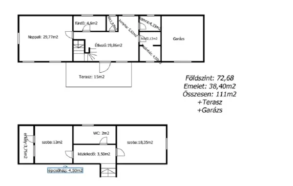 Eladó ingatlan, Örkény 3 szoba 111 m² 58.8 M Ft