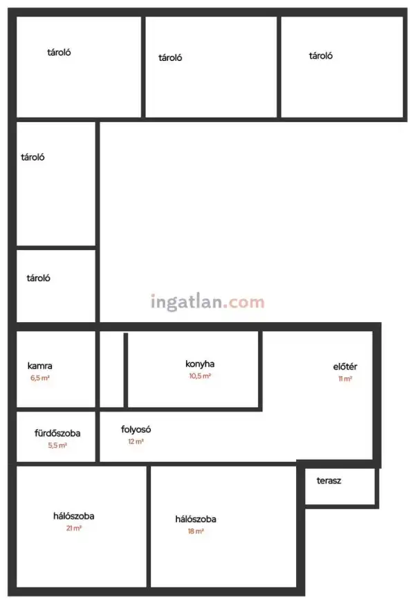 Eladó ingatlan, Röszke 2 szoba 85 m² 25 M Ft