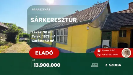 eladó ingatlan, Sárkeresztúr