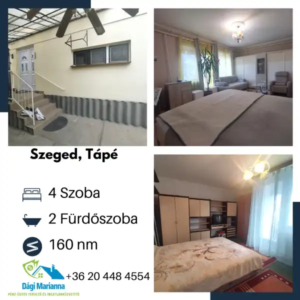 Eladó ingatlan, Szeged 3+1 szoba 160 m² 105 M Ft