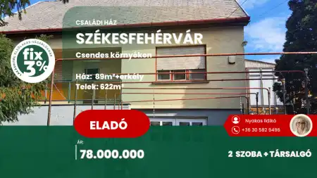 Eladó ingatlan, Székesfehérvár 2 szoba 89 m² 78 M Ft