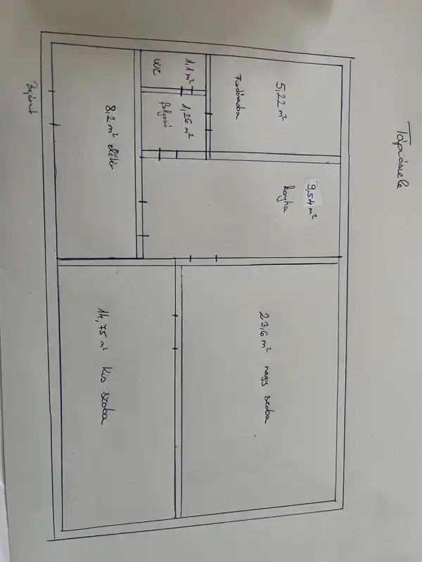 Eladó ingatlan, Tápiószele 2 szoba 65 m² 20.8 M Ft