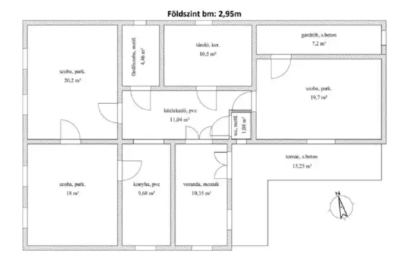 Eladó ingatlan, Tiszalúc 3 szoba 101 m² 8.5 M Ft
