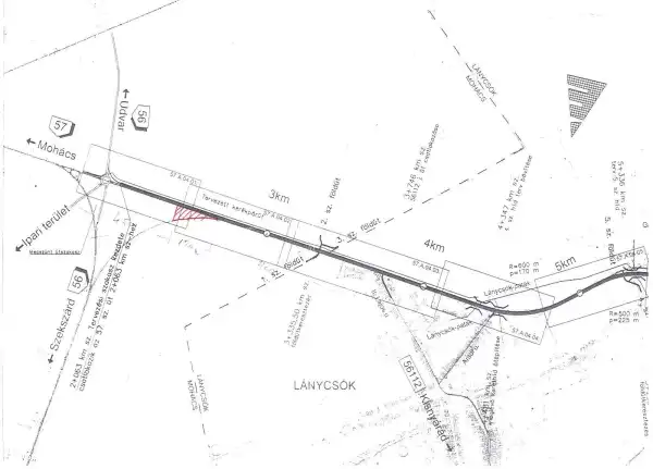 Eladó Ipari és kereskedelmi telek, Mohács 5136 m² 18 M Ft