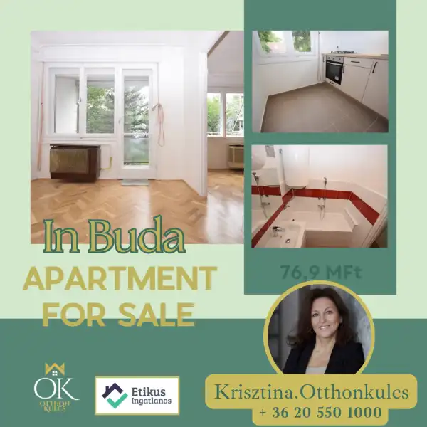 Eladó lakás, Budapest, II. kerület 1+1 szoba 53 m² 76.9 M Ft