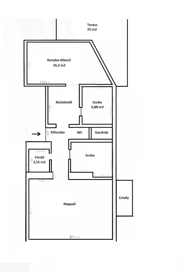 Eladó lakás, Budapest, IV. kerület 2+1 szoba 68 m² 89.9 M Ft
