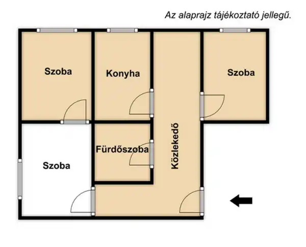 Eladó lakás, Budapest, VI. kerület 3 szoba 92 m² 98 M Ft