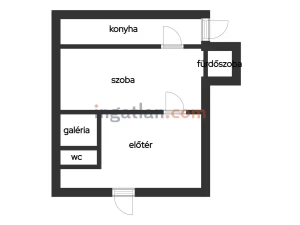 Eladó lakás, Budapest, VIII. kerület 2 szoba 55 m² 26 M Ft