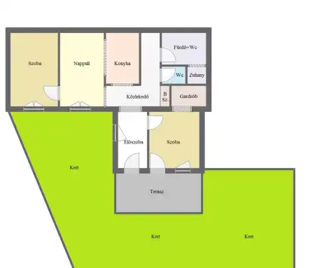 Eladó lakás, Budapest, XXII. kerület 3 szoba 58 m² 87 M Ft