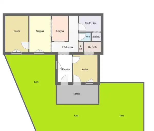 Eladó lakás, Budapest, XXII. kerület 3 szoba 58 m² 86.8 M Ft