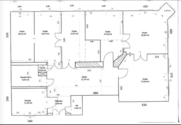 Eladó lakás, Szeged 6 szoba 161 m² 109 M Ft