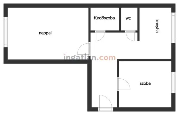 Eladó panel lakás, Dunaújváros 1+1 szoba 46 m² 33 M Ft