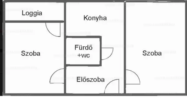 Eladó panel lakás, Szeged 2 szoba 47 m² 45.5 M Ft