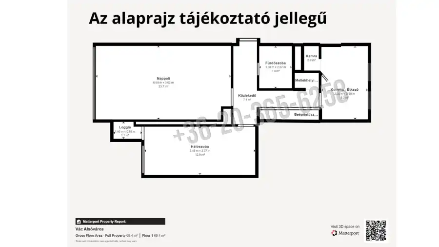 eladó panellakás, Vác