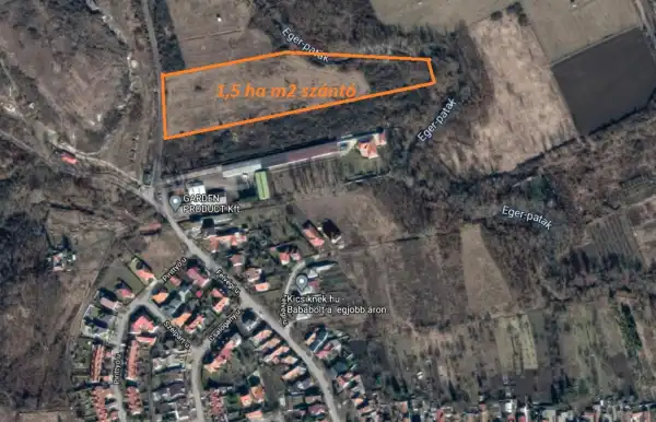 Eladó Szántó, Eger 15000 m² 25 M Ft