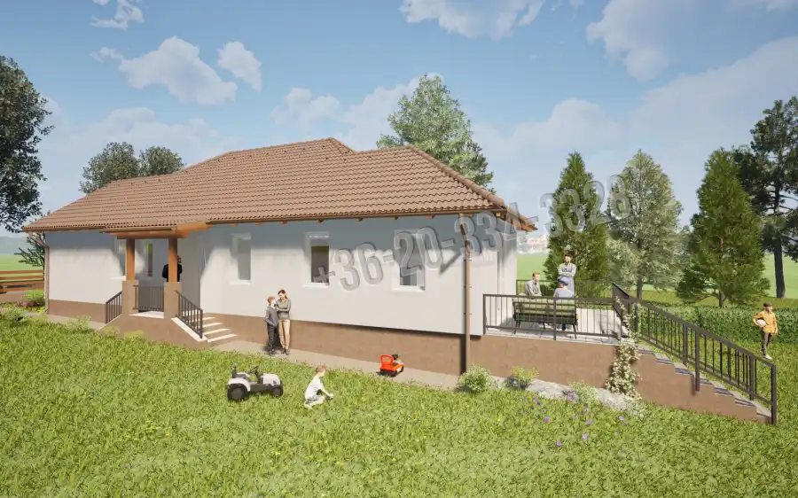 eladó új építésű családi ház, Erdőkertes