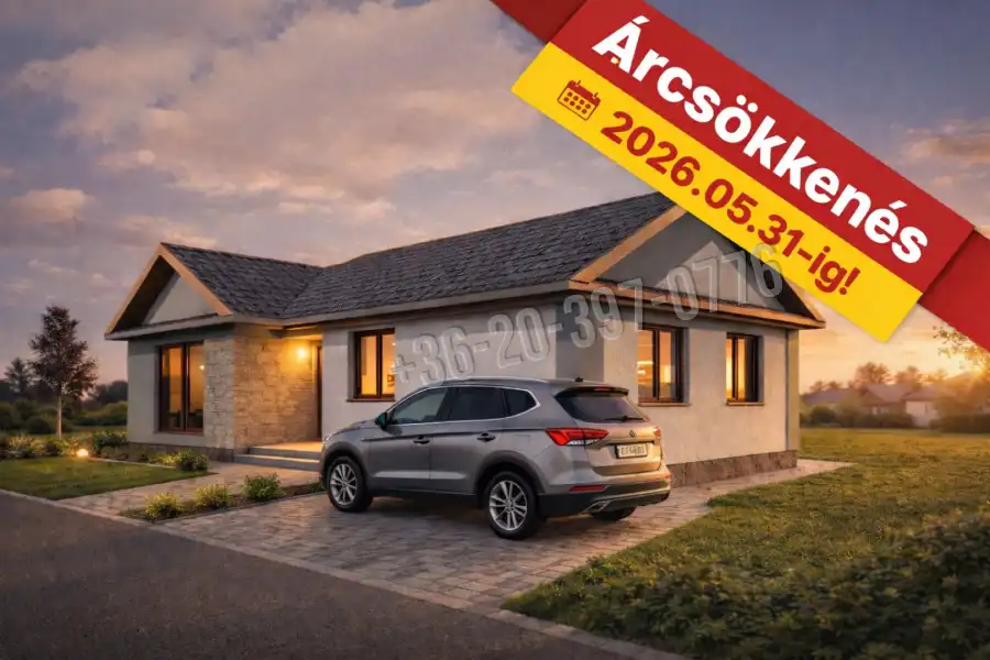 eladó új építésű családi ház, Veszprémvarsány