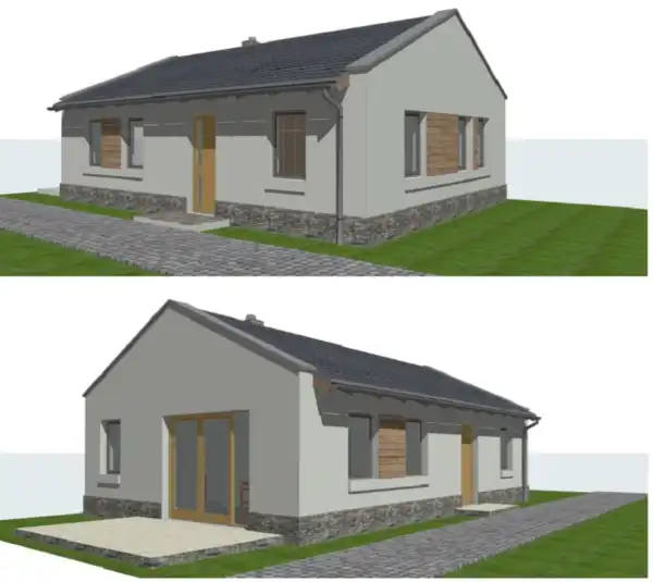 Eladó új építésű ingatlan, Balatonszemes 3 szoba 70 m² 79.99 M Ft