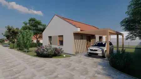 eladó új építésű ingatlan, Csór