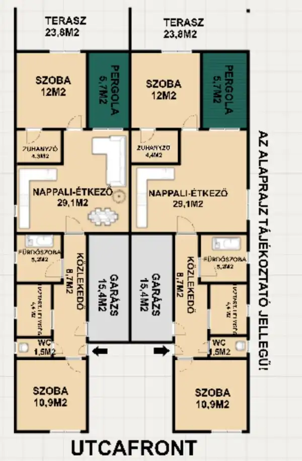 Eladó új építésű ingatlan, Mórahalom 3 szoba 90 m² 72.6 M Ft
