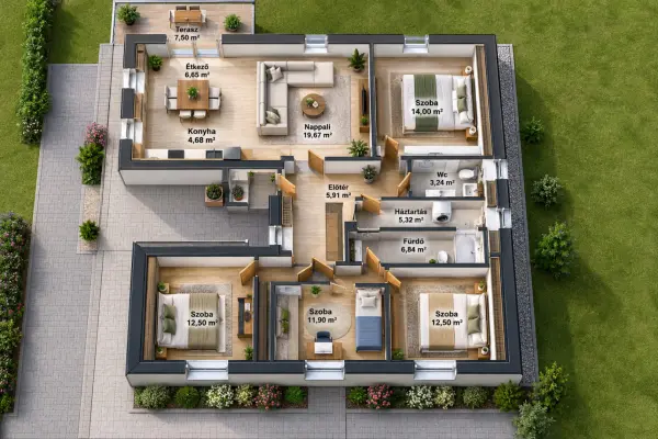 Eladó új építésű ingatlan, Szigethalom 5 szoba 110 m² 119.9 M Ft