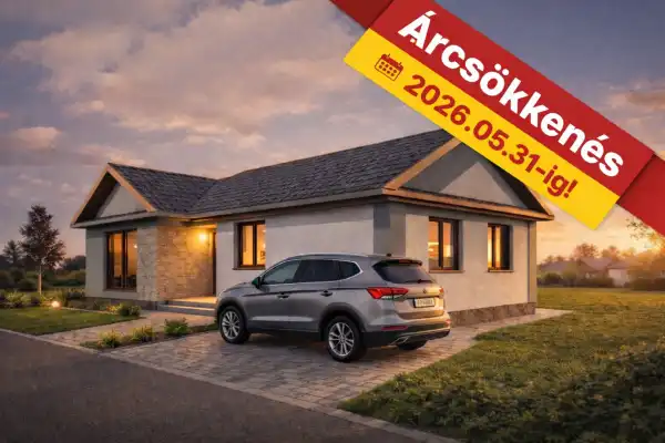 Eladó új építésű ingatlan, Veszprémvarsány 1+3 szoba 88 m² 59.99 M Ft + Áfa