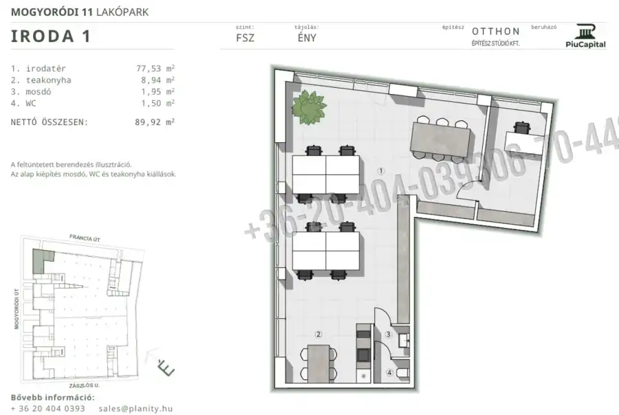 eladó új építésű iroda, Budapest, XIV. kerület