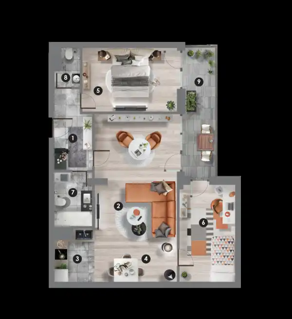 Eladó új építésű lakás, Budapest, XIII. kerület 3 szoba 72 m² 110.49 M Ft