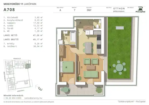 Eladó új építésű lakás, Budapest, XIV. kerület 2 szoba 47 m² 92.14 M Ft