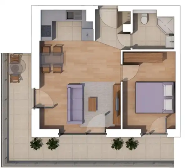 Eladó új építésű lakás, Budapest, XIV. kerület 2 szoba 41 m² 80.53 M Ft