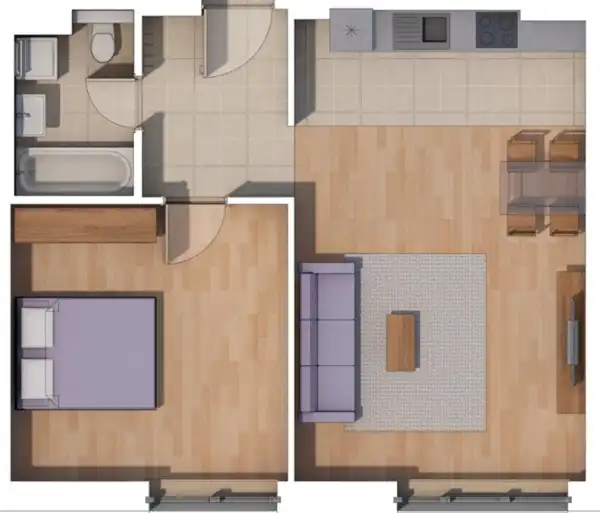 Eladó új építésű lakás, Budapest, XIV. kerület 2 szoba 51 m² 82.84 M Ft