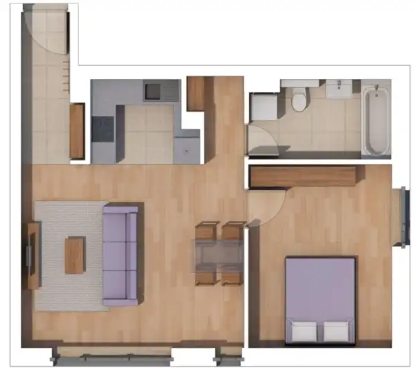 Eladó új építésű lakás, Budapest, XIV. kerület 2 szoba 51 m² 77 M Ft
