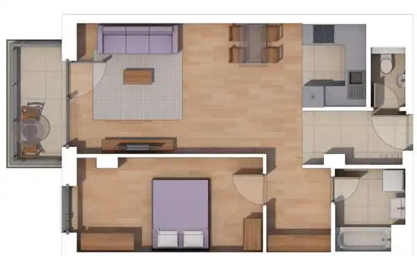 Eladó új építésű lakás, Budapest, XIV. kerület 2 szoba 56 m² 94.5 M Ft