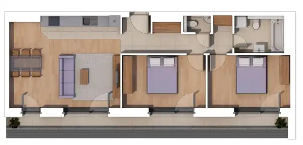 Eladó új építésű lakás, Budapest, XIV. kerület 3 szoba 70 m² 112.7 M Ft