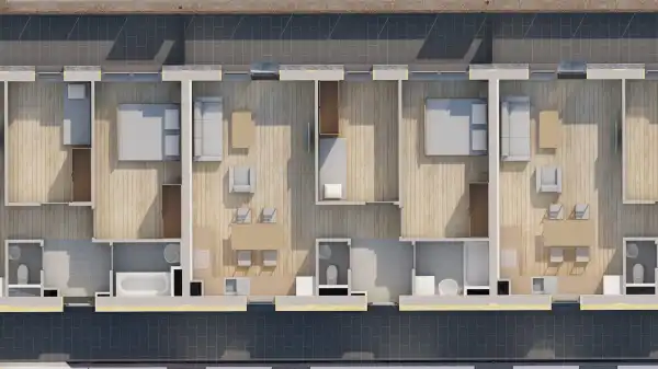 Eladó új építésű lakás, Oroszlány 3 szoba 59 m² 55.9 M Ft