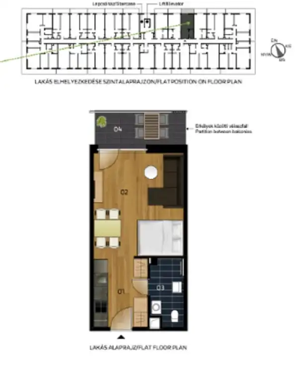 Eladó új építésű lakás, Vác 1 szoba 31 m² 46.2 M Ft
